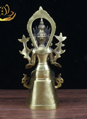 纯铜天冠弥勒强巴佛未来佛