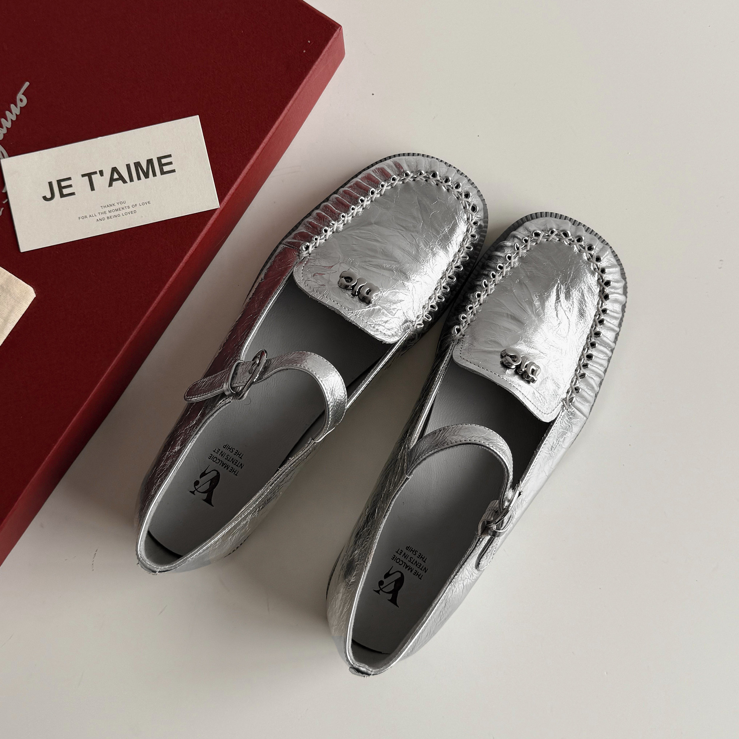 圆圆妈2026春季简约单鞋时尚气质玛丽珍学院风百搭平底牛皮女鞋子,淘宝优惠券,粉丝福利购,淘宝优惠卷