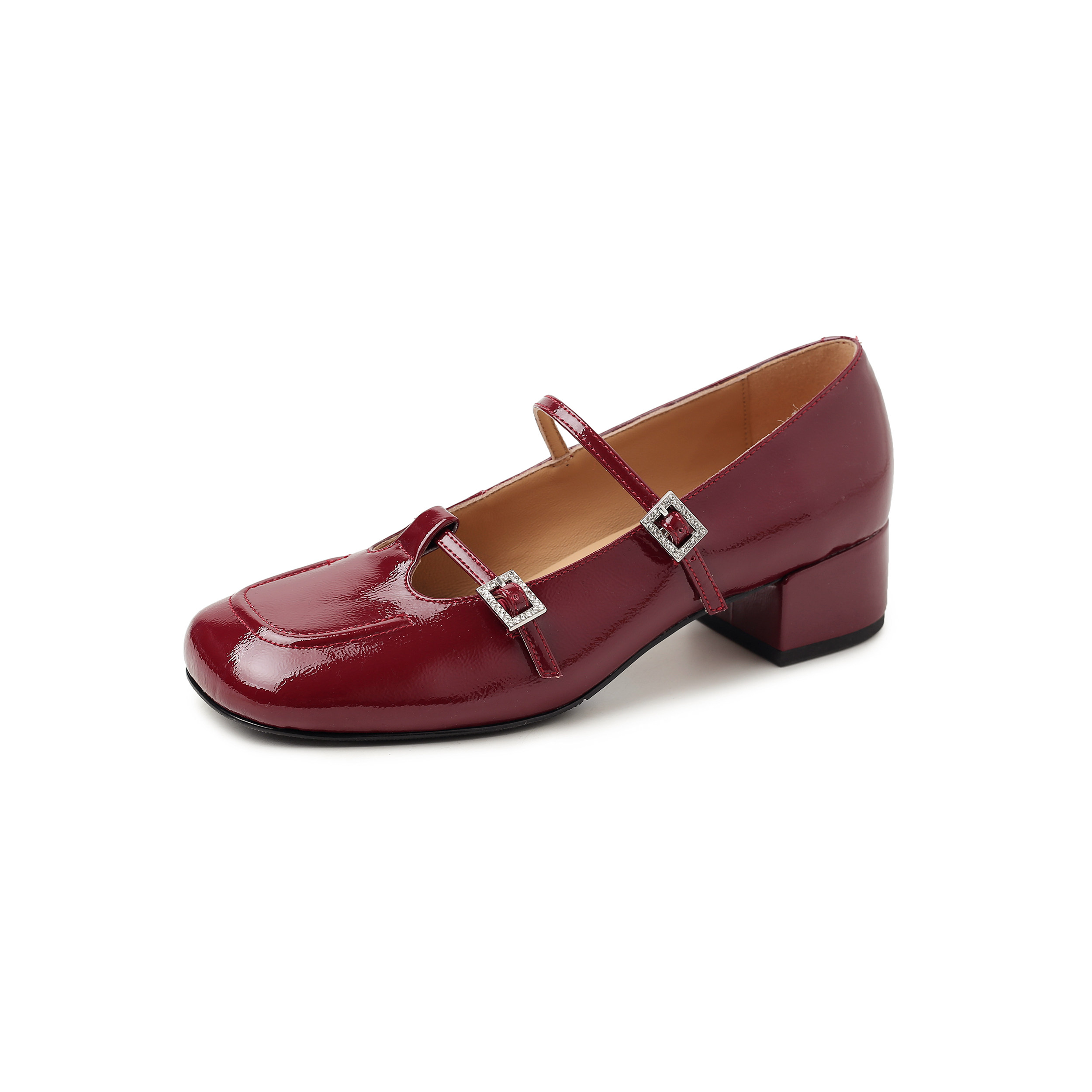 圆圆妈2026春季法式单鞋时尚甜美风粗跟一字扣气质百搭玛丽珍女鞋,淘宝优惠券,粉丝福利购,淘宝优惠卷