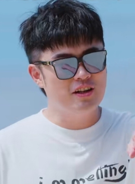 五哈哈哈哈哈5陈赫同款太阳眼镜男女ins复古欧美气质百搭墨镜潮