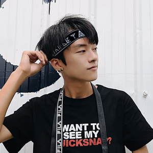 发带男街头潮止汗带