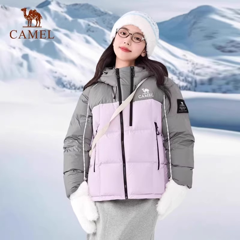 【迪丽热巴同款】骆驼运动羽绒服女冬季加厚新款保暖面包羽绒外套,淘宝优惠券,粉丝福利购,淘宝优惠卷