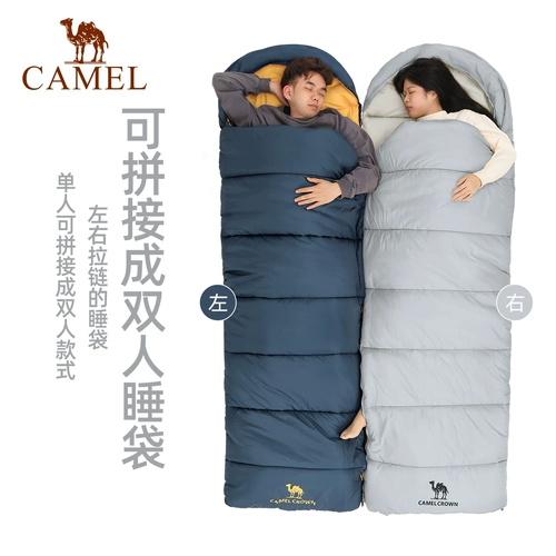 Дорожный спальный мешок для взрослых для сна для кемпинга, увеличенная толщина