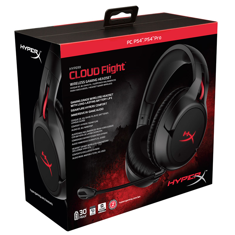 【QUQU外设店】HyperX Cloud Flight天箭无线电竞游戏耳机-图3