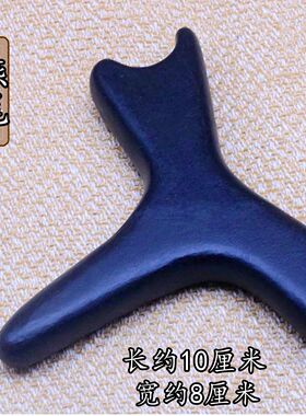 三角按摩雀手指点穴锥足疗棒砭石