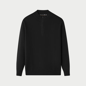 HLA/海澜之家轻商务Chic Ageless含羊毛长袖针织衫26秋新款毛衫男