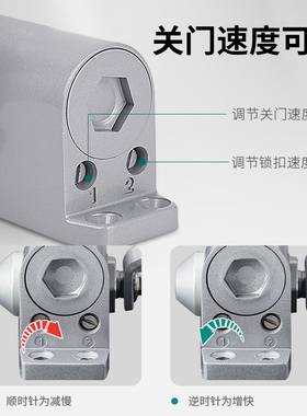 闭门器液压缓冲自动关门吸装置闭合家用室外门阻尼器消防火门弹簧