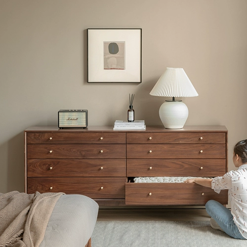 Японская коробочка для хранения из натурального дерева, система хранения для спальни, мебель