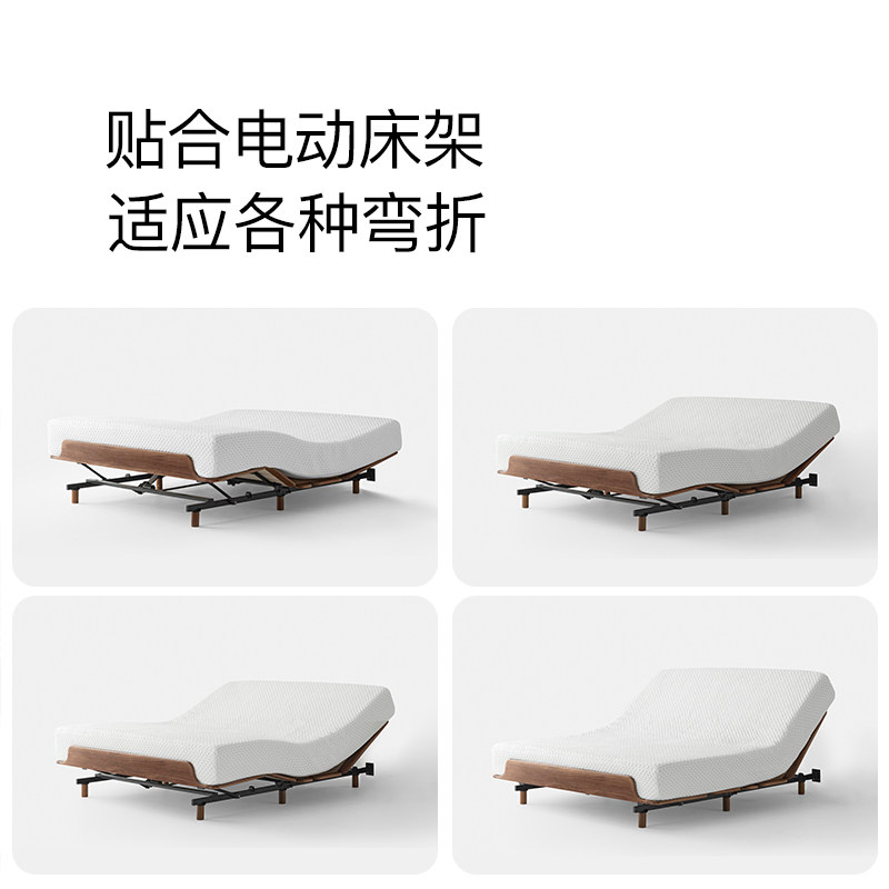 电动床床垫席梦思3D记忆棉零重力独立袋装弹簧软硬适中环保良年,淘宝优惠券,粉丝福利购,淘宝优惠卷