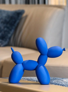 轻奢风气球狗摆件创意家居