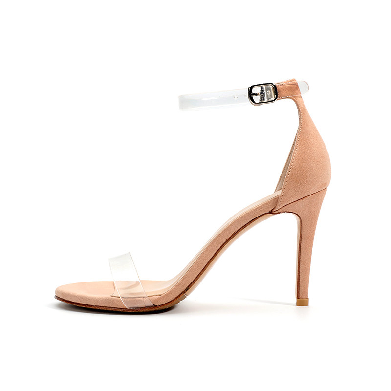 2025新款夏季纯欲气质绝美不累脚透明一字带高跟鞋凉鞋简约,淘宝优惠券,粉丝福利购,淘宝优惠卷