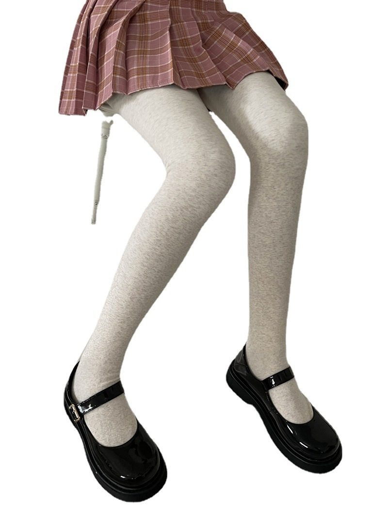 秋冬燕麦白色600D薄款棉平板打底连裤袜子女百搭踩脚裤内搭紧身裤,淘宝优惠券,粉丝福利购,淘宝优惠卷