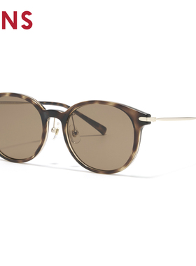 JINS时尚圆框彩色太阳镜墨镜