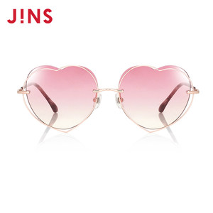 JINS睛姿金属爱心框清新时尚女款太阳镜墨镜防紫外线LMP24S130