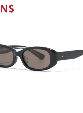 JINS睛姿太阳眼镜新品一体式鼻托复古防晒墨镜防紫外线URF26S097