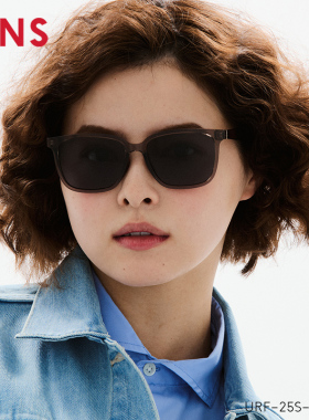 JINS睛姿2025经典大框太阳镜男女偏光驾驶墨镜防紫外线URF25S031