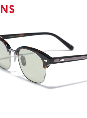 JINS睛姿太阳镜CLASSIC复古钛框墨镜防紫外线UTF25A226