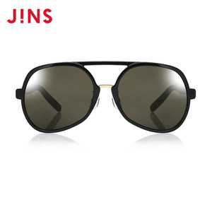 JINS睛姿都市时尚蛤蟆镜男女同款太阳镜墨镜防紫外线URF24S116
