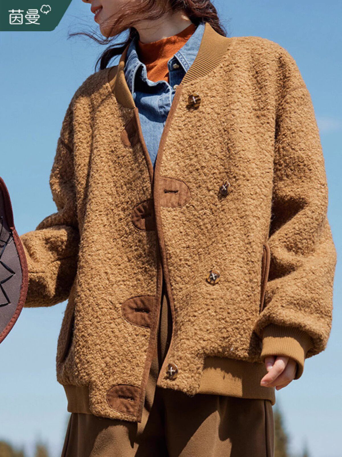  茵曼筱茵短外套