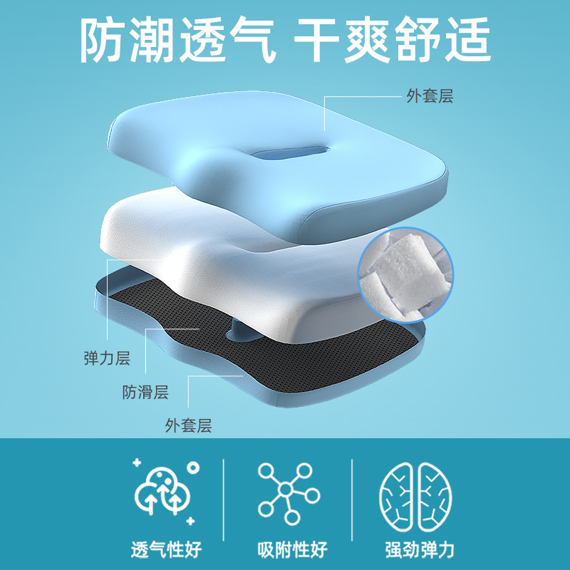 轮椅防褥疮垫坐垫压疮垫专用屁股痛老人瘫痪乳胶臀部垫子屁垫久坐