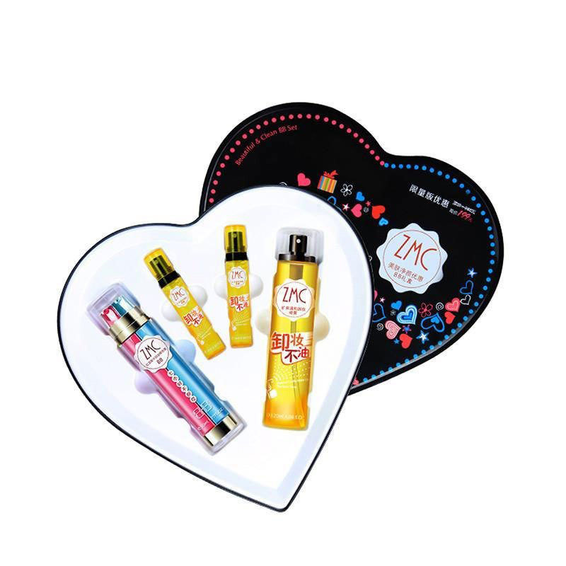 植美村护肤化妆品套装红蓝卸妆水 zmc植美村赋美面部护理套装