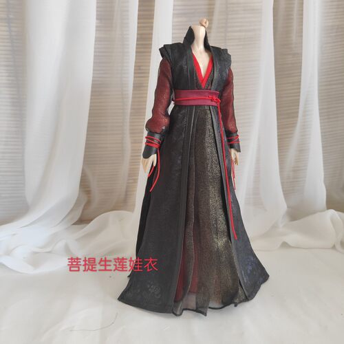 古风红黑色魔1/6兵人宇哥ob27次元雏菊修杰仙侠三四六分bjd娃衣服 - 图0