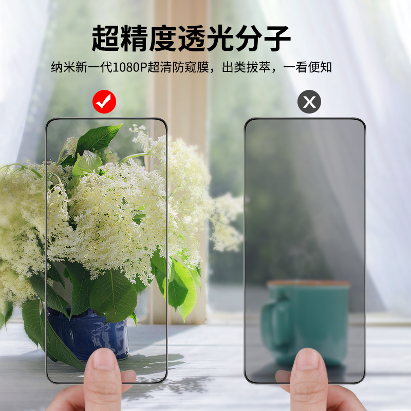 适用红米k50钢化膜小米k50pro手机防窥膜全屏覆盖redmik50电竞版k50至尊版无白边por防偷窥水凝保护贴膜防摔 - 图3