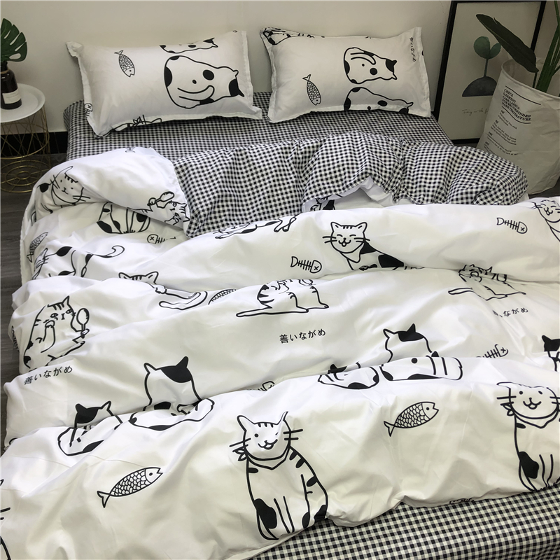 爱卡通小猫咪床上用品