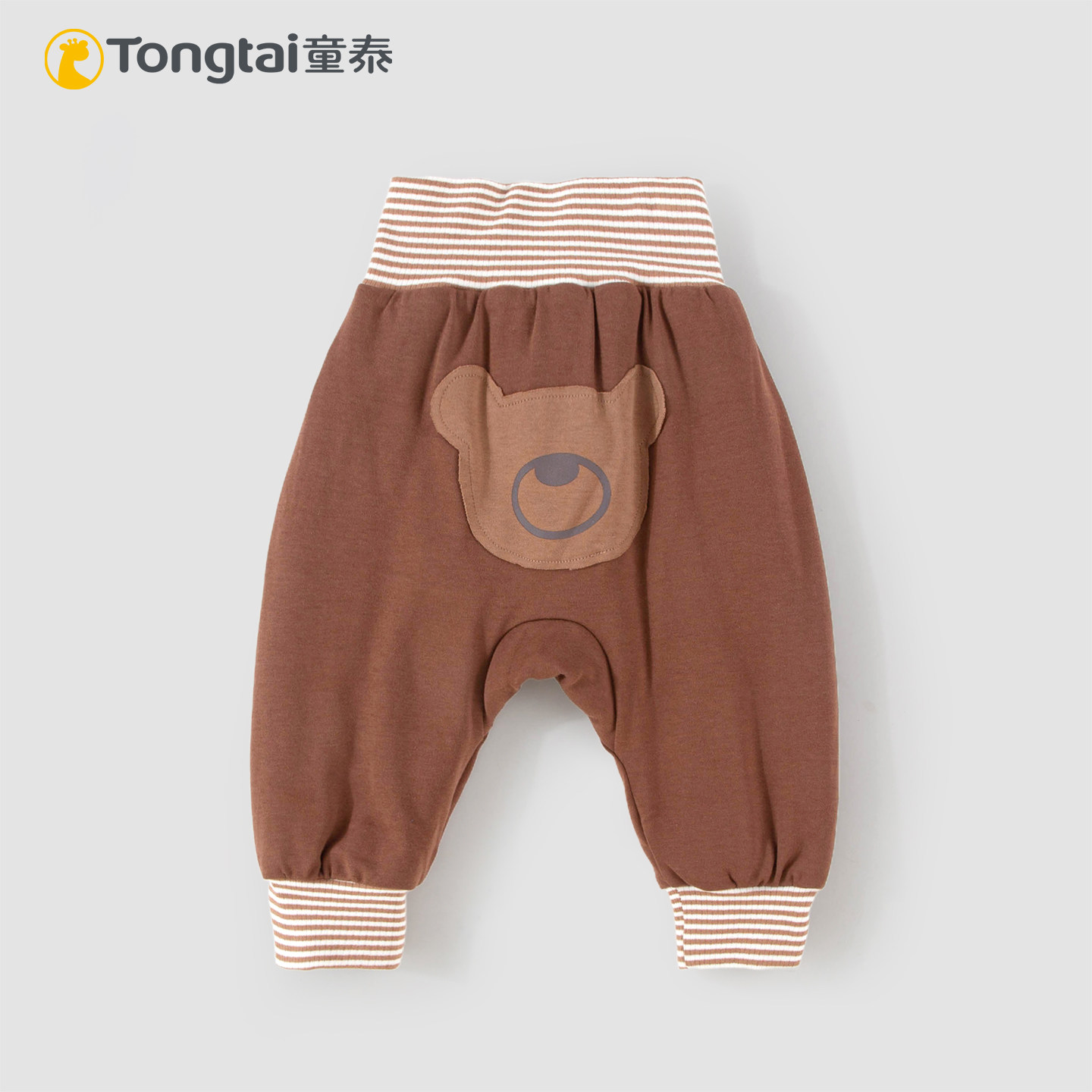 童泰秋冬季婴儿裤子大pp棉裤宝宝60克夹棉高腰加厚可爱卡通休闲裤,淘宝优惠券,粉丝福利购,淘宝优惠卷