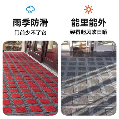 商用进门口大厅户外公司宾馆酒店防滑除尘地垫拼接地垫模块地垫 - 图0