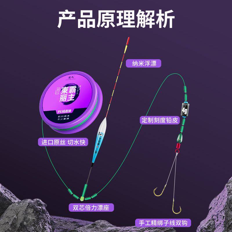 新手套装主线组成品鱼线鱼钩鱼漂全套免调漂溪流钓鱼具用品大全,淘宝优惠券,粉丝福利购,淘宝优惠卷