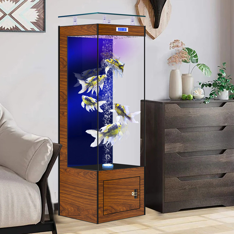 2026新款超白玻璃背过滤制氧一体生态鱼缸客厅家用智能小型水族箱,淘宝优惠券,粉丝福利购,淘宝优惠卷
