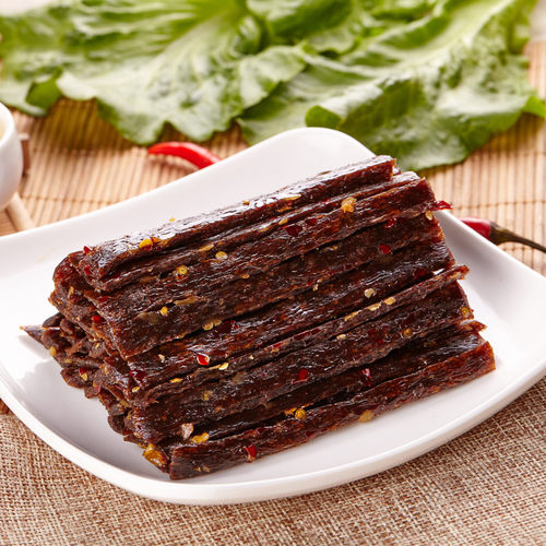 江西特产鸽鸽豆角干 麻辣蒜香混搭手撕香辣条69g小包休闲网红零食 - 图0