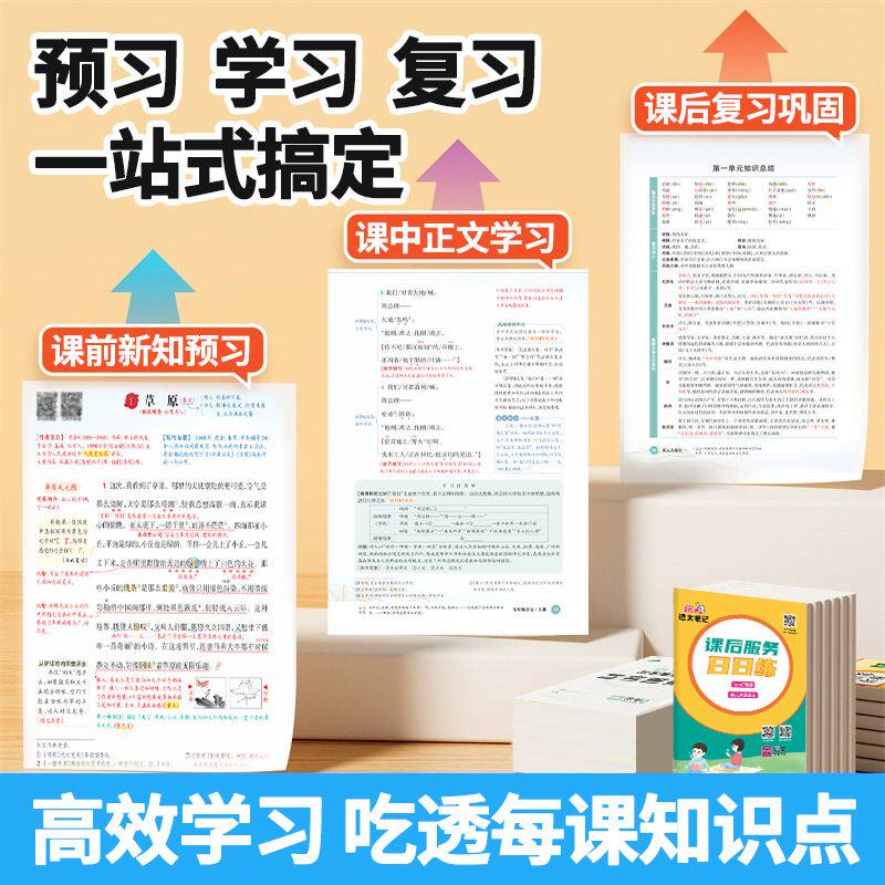 2025秋状元成才路状元语文数学英语笔记小学视频书一二三四五六年级下册123456年级上册课文同步教材完全解读人教版北师大版苏教版