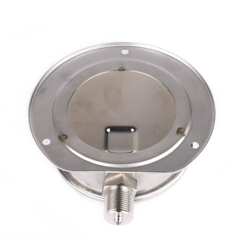 径向带边不锈钢耐震压力表 YN100BF-T 1.6MPA M20*1.5 船用压力表 - 图2