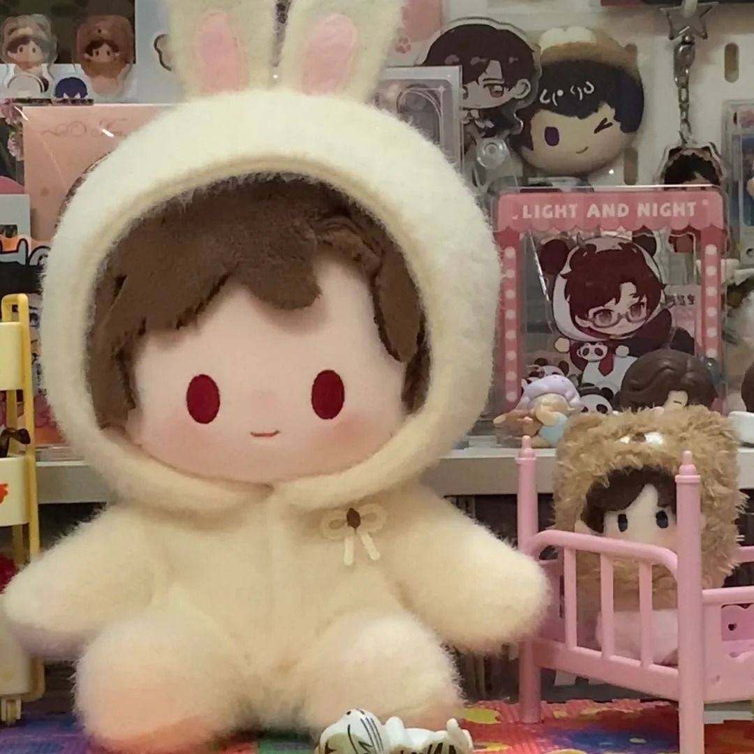 小熊连体服可爱套装棉花娃娃40CM连体衣一番替换玩偶换装生日礼物