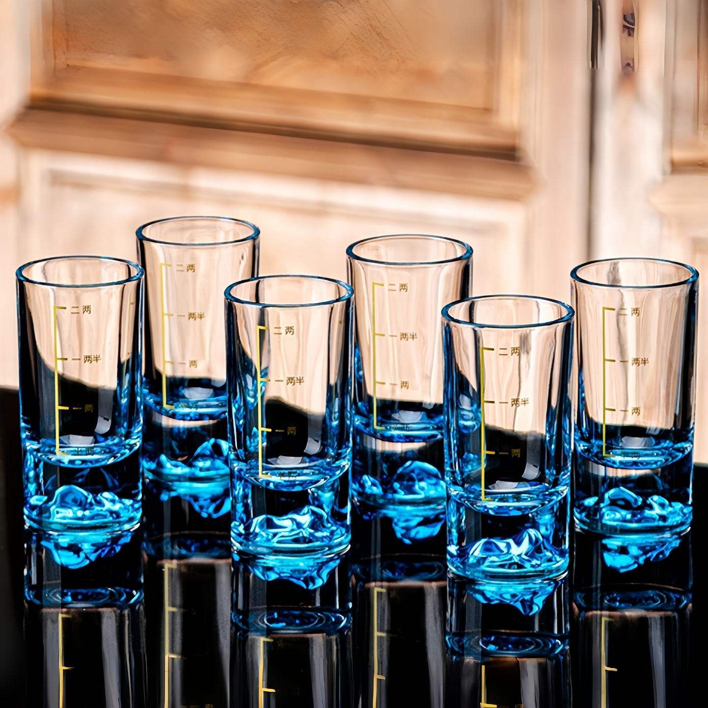 Twenty-two mark wine glass