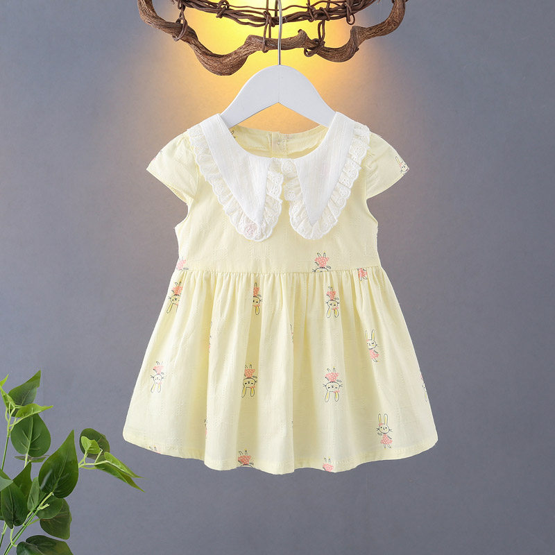 宝宝连衣裙夏装2024新款韩版婴儿公主裙纯棉儿童女童夏天裙子薄款,淘宝优惠券,粉丝福利购,淘宝优惠卷