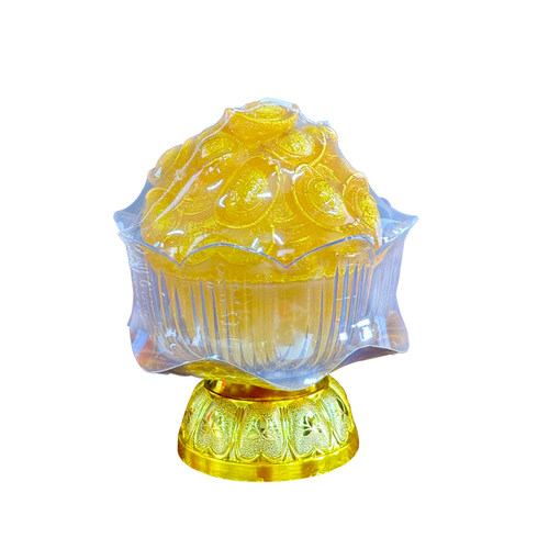 发财树元宝蜡烛24小时八方来财聚宝盆财源滚滚一桶金供佛招财灯 - 图3