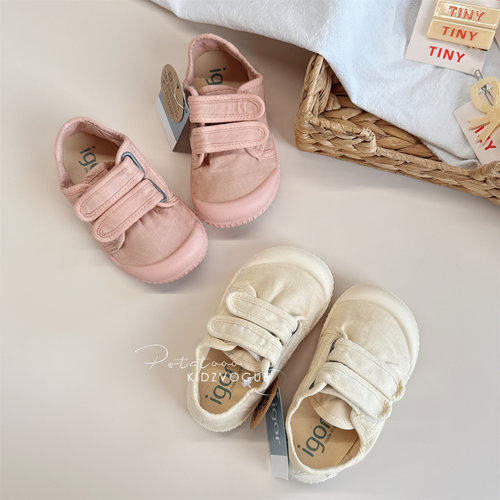 25新款现货西班牙Igor儿童帆布鞋双贴薄底超软包头轻便男女夏季 - 图2