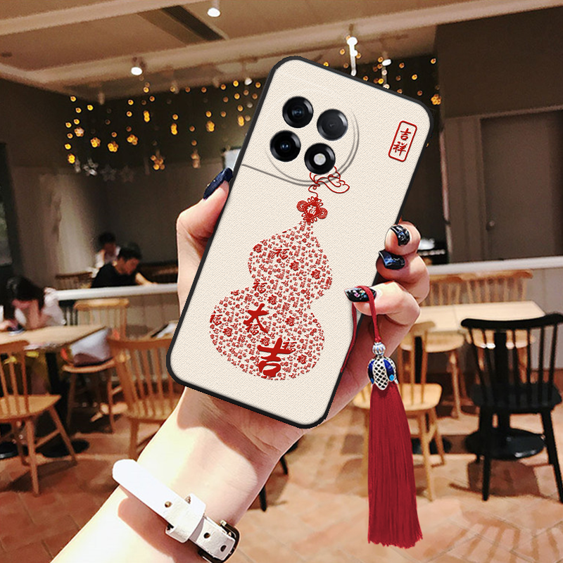 适用1+oneplus一加立体ace6浮雕ace5福字pro过年15手机壳13春节12本命年9rt新年喜庆红色9r葫芦硅胶t软壳女11 - 图2