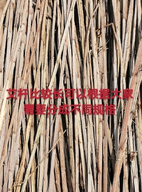 正宗蕲艾纯天然三年陈艾杆艾草杆子艾叶艾梗煮鸡蛋坐月子发汗驱蚊