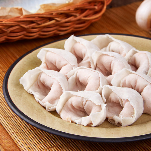 潮汕鱼饺500g 潮州汕头特产火锅食材 纯手工制作达濠鱼皮饺子鱼册 - 图0