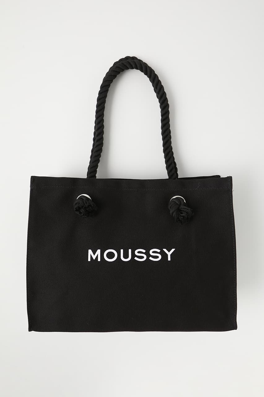 日本摩西Moussy.vivi麻绳帆布包购物袋单肩托特包