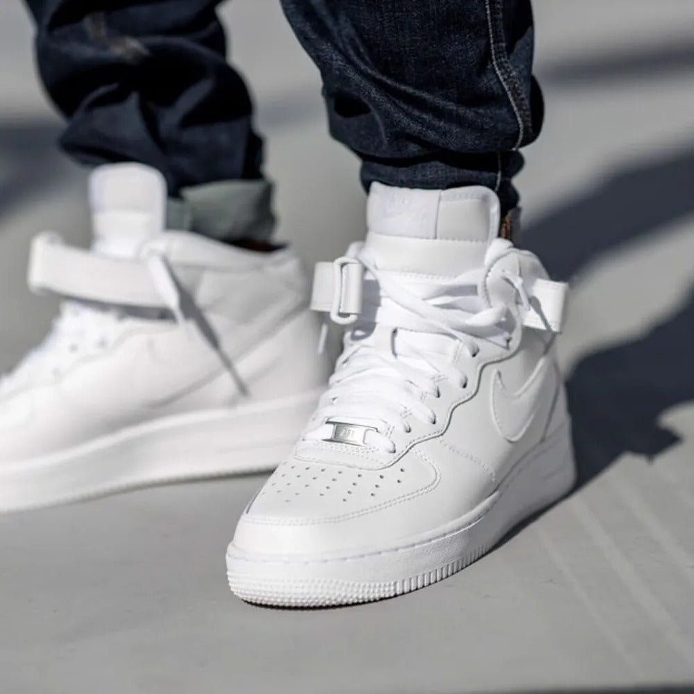 Nike AIR FORCE 1 MID '07男女空军一号中帮休闲运动鞋CW2289-111 - 图0