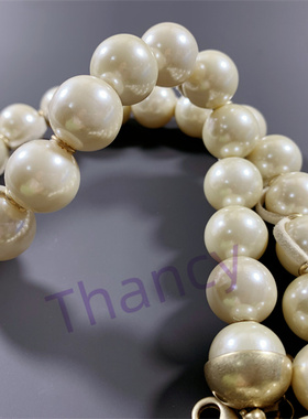 短款百搭奶油米白色珍珠项链