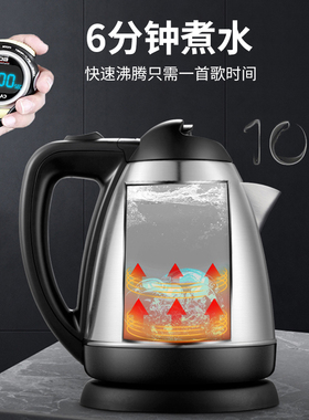 格来德不锈钢酒店宾馆电热水壶