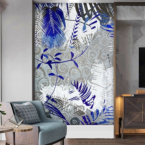 Современная мозаика, стеклянный декор для гостиной, головоломка