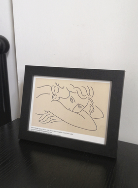 特价~ ins韩风装饰画 毕加索和平鸽 实木相框摆台画 桌面装饰摆件