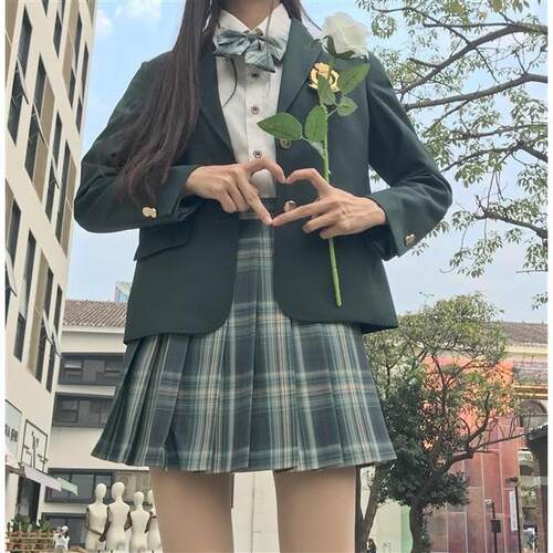 【森林来信】春夏正版原创兔姬舍JK制服裙日系学生软妹清新百褶裙 - 图2
